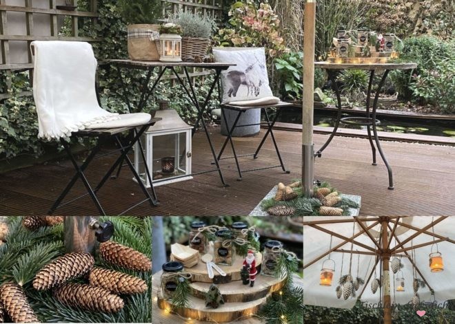 Weihnachtsmarkt im eigenen Garten