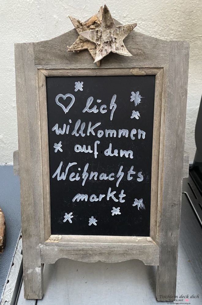 Herzlich willkommen Schild