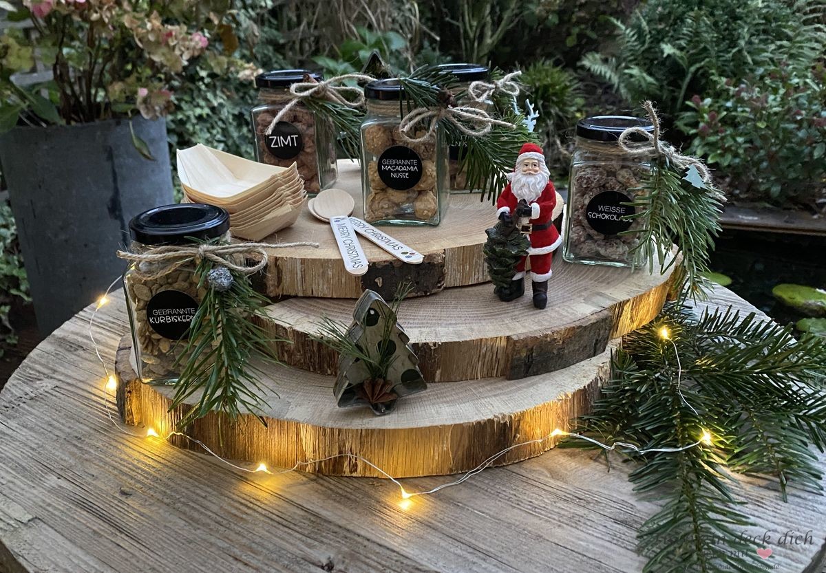 Weihnachtsmarkt im eigenen Garten stimmungsvoll und zauberhaft