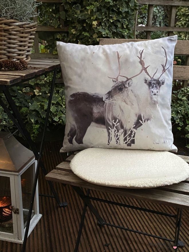Winterdeko im Garten