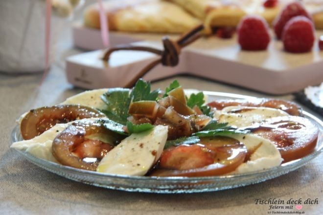 Tomate mit Mozarella