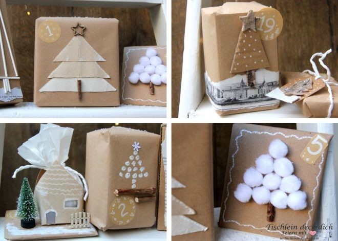 Adventskalender selber basteln