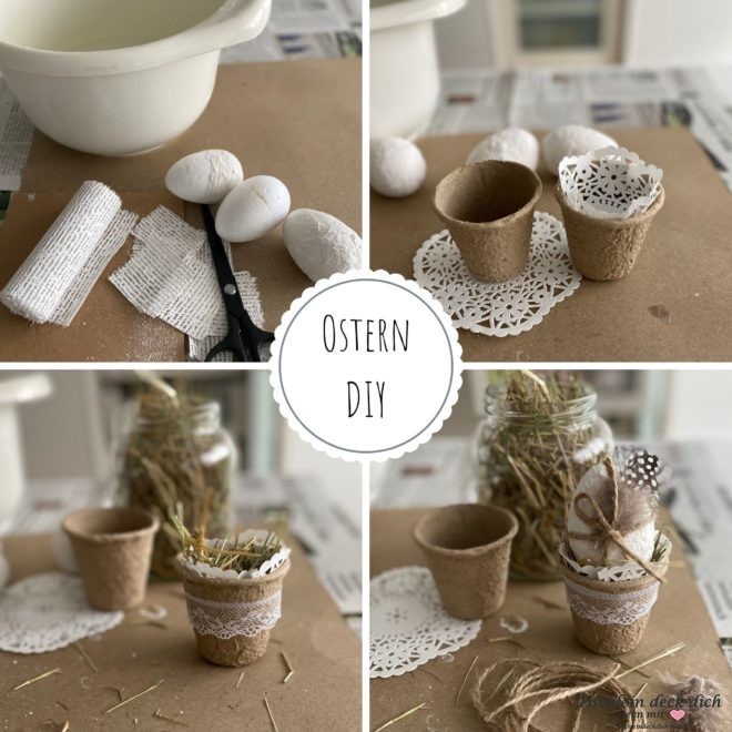 Oster DIY mit Anzuchttöpchen