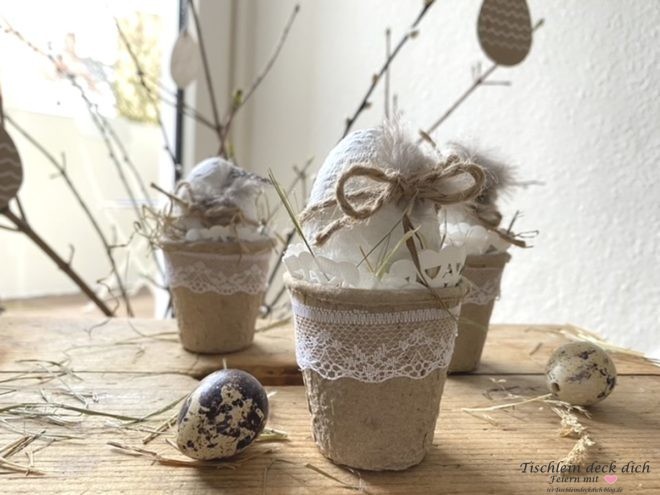 Basteln in der Osterzeit im Vintagestyle