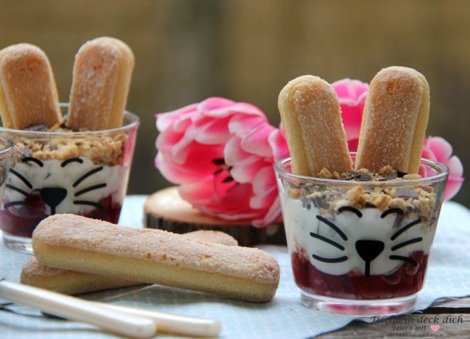 schnelles Osterdessert im Glas
