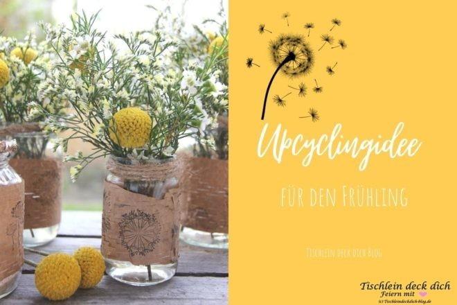 Upcyclingidee für den Frühling