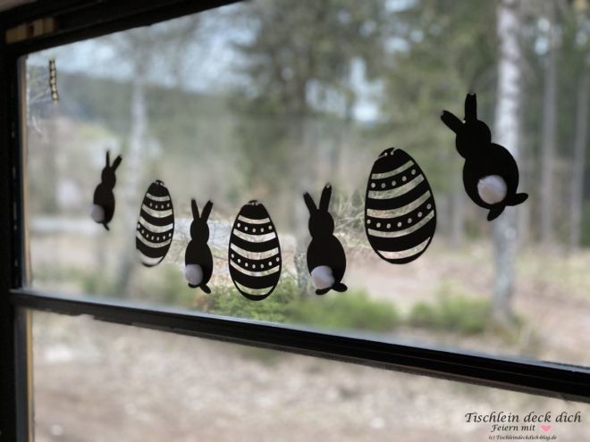 Ostergirlande mit dem Plotter