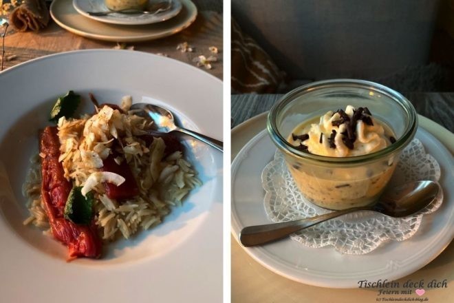 Nachspeise beim Wohnmobil Dinner