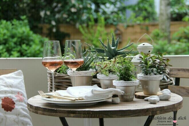 Sukkulenten im Tontopf - ein sommerliches DIY