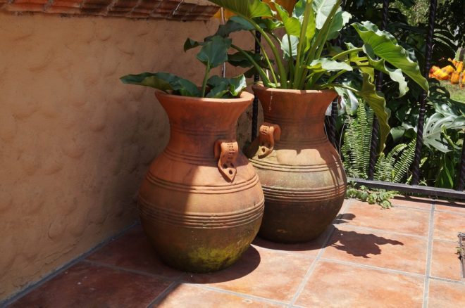 Terracotta für die Terrassengestaltung