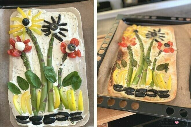 Foccacia flowers selbst machen