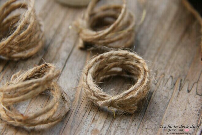 DiY Kleine Dekokürbisse aus Jutekordel