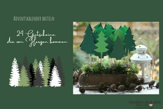 24 Gutscheinideen für den Adventskalender