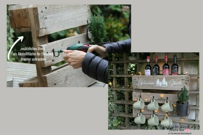 Kleiner Glühweinstand im Garten, ein DIY
