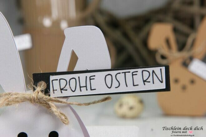 frohe Ostern Anhaenger basteln