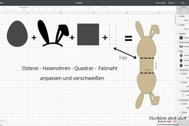 Ostergeschenk - Anleitung für den Plotter