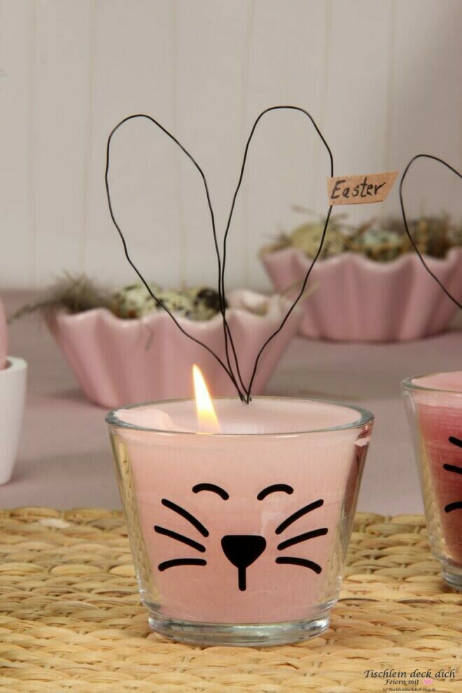 Kerzen gießen für Ostern