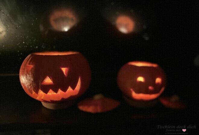 Kuerbis schnitzen fuer Halloween