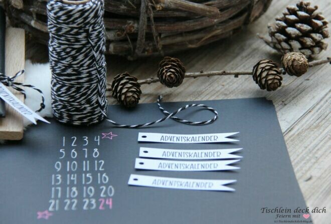 Adventskalender-to-go aus Schokolade