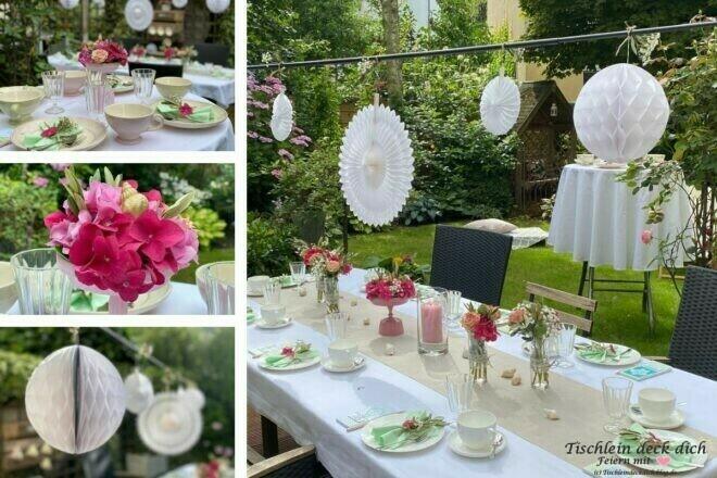 Sommerfest im Garten dekorieren