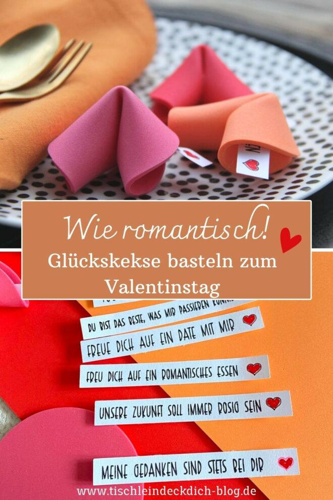 romantische Glueckskekse basteln