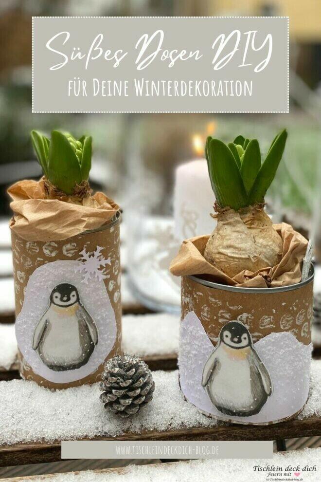 Pinterest Pin winterliche Dekoration für zu Hause
