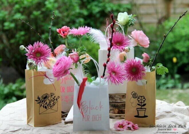 Papiertüten für Blumen