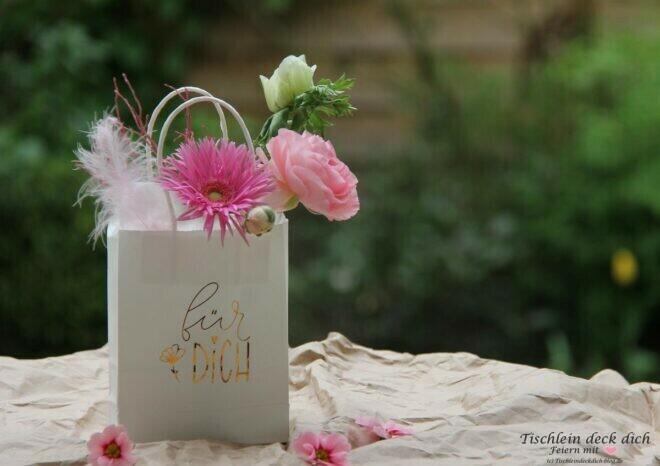 Papiertüte für Blumen