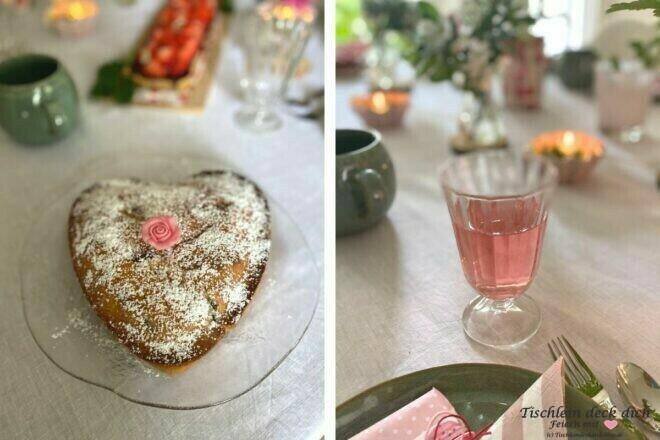 Mit Erdbeeren dekorieren