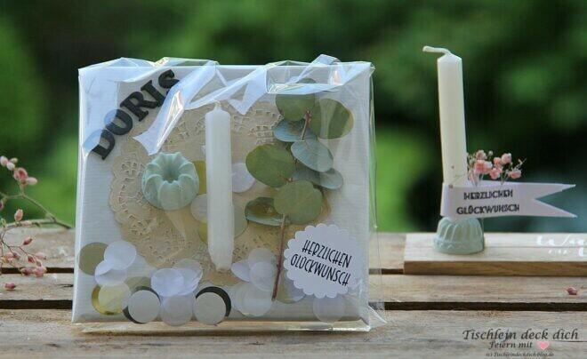kreatives Geschenk mit Pustekuchen