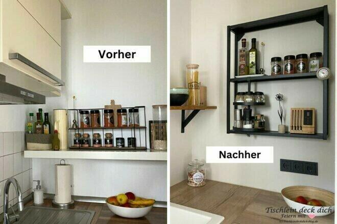 vorher - nachher Küchenrenovierung