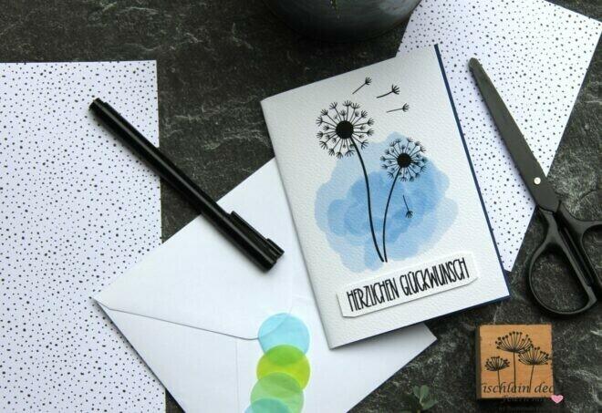 Geburtstagspost im Aquarell Design
