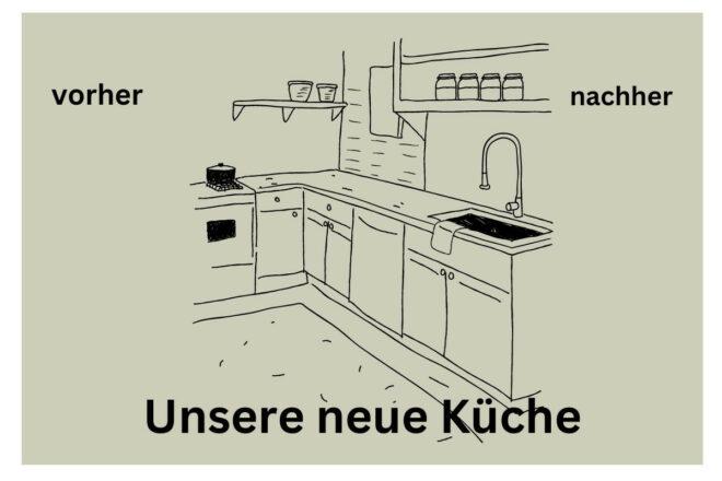 vorher-nachher Küchenrenovierung
