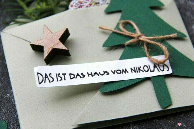 Das ist das Haus vom Nikolaus Geschenkidee