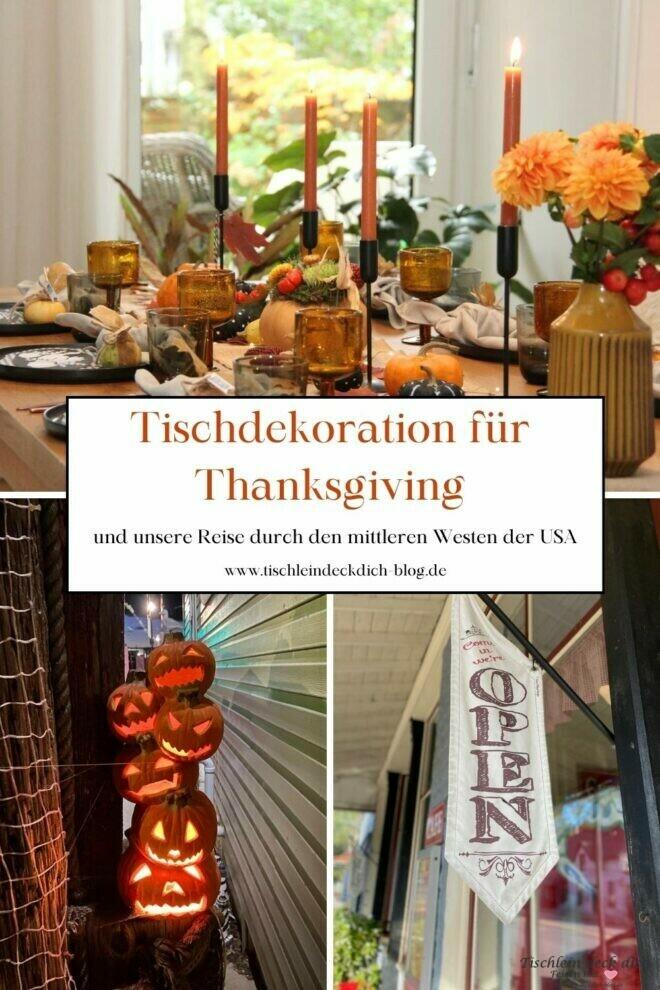 Pinterest PIN Thanksgiving und USA Reise