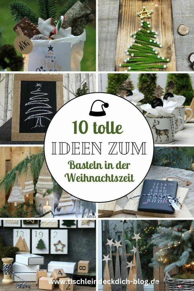 Pinterestpin Weihnachtsdeko basteln