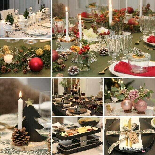 10 Tischdekorationen Weihnachten Pinterest
