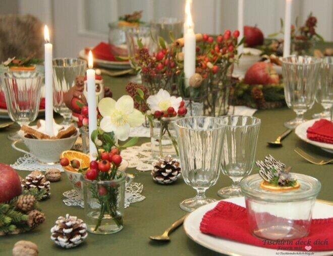 die 10 schönsten Tischdekoideen zu Weihnachten