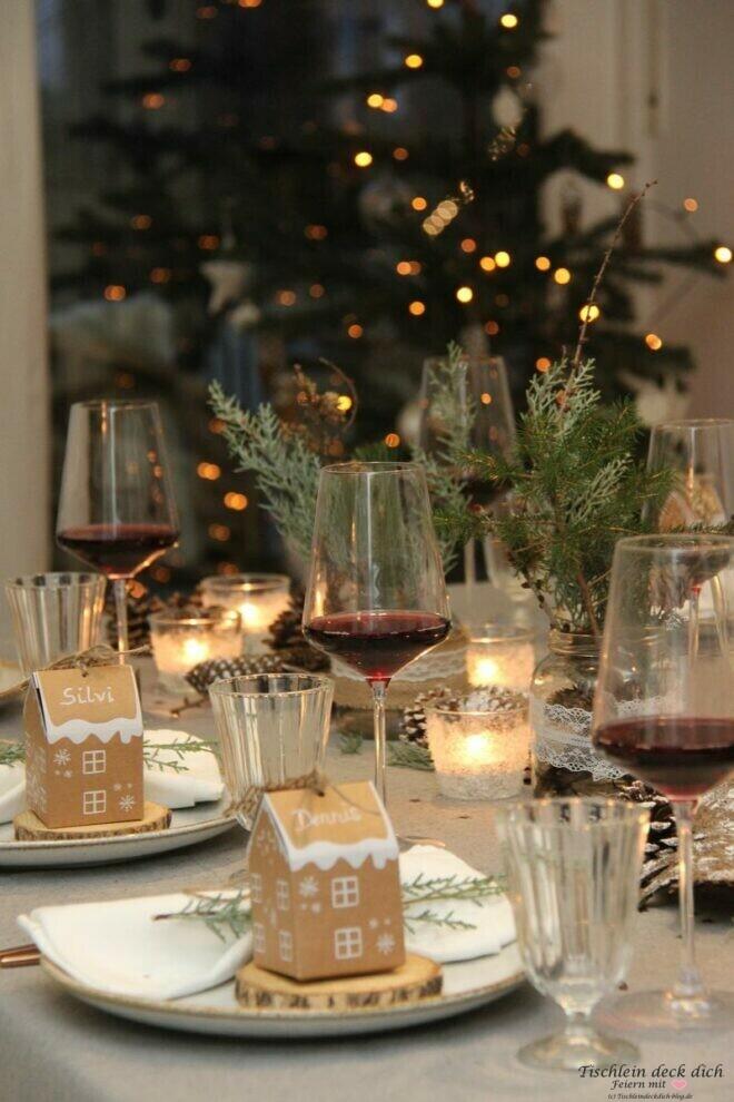 die 10 schönsten Tischdekoideen zu Weihnachten