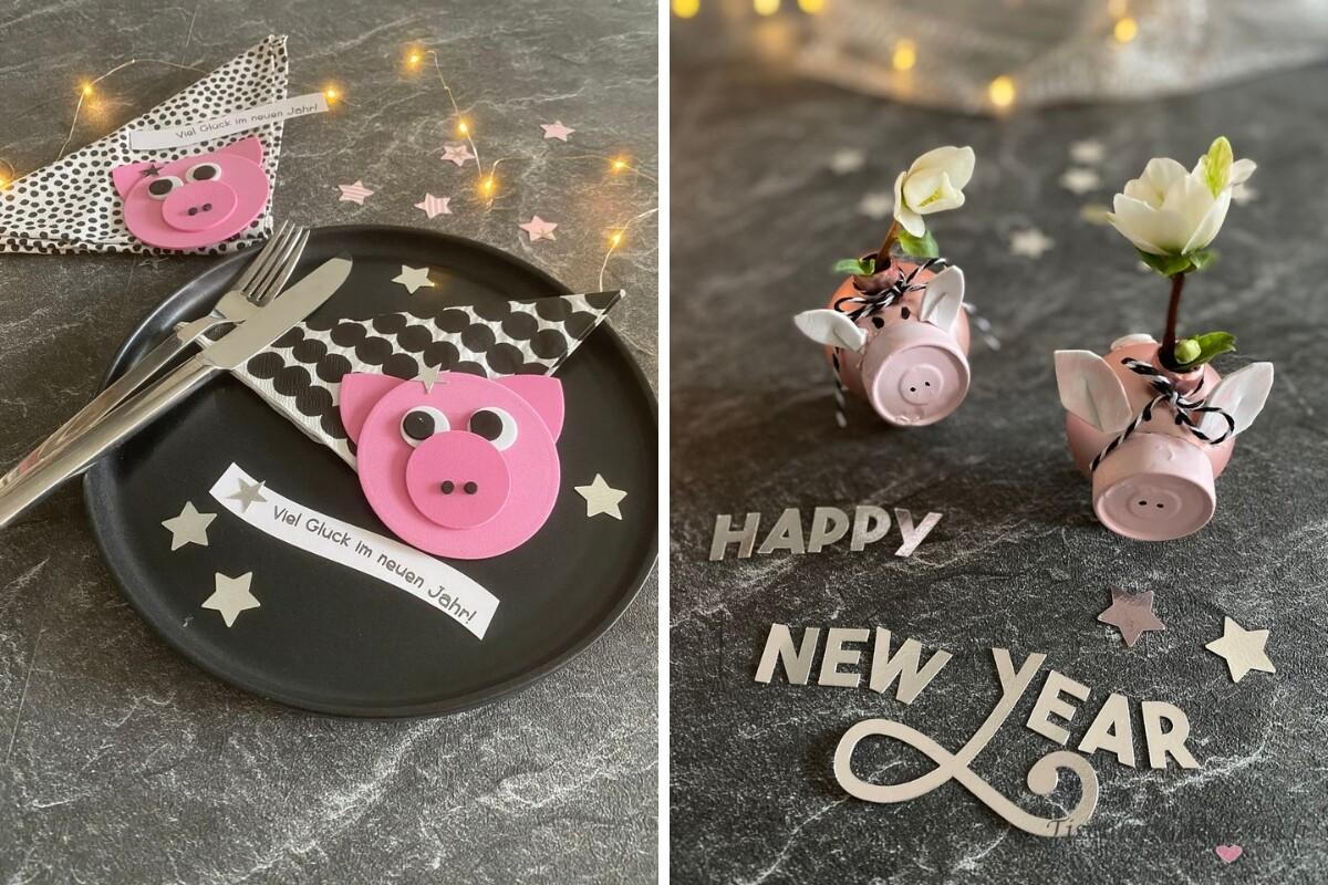 Glücksbringer für Silvester - ein süßes DIY für den Jahreswechsel