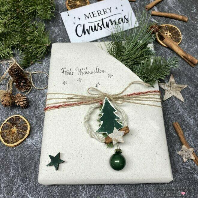 umweltfreundliche Geschenkverpackung für Weihnachten