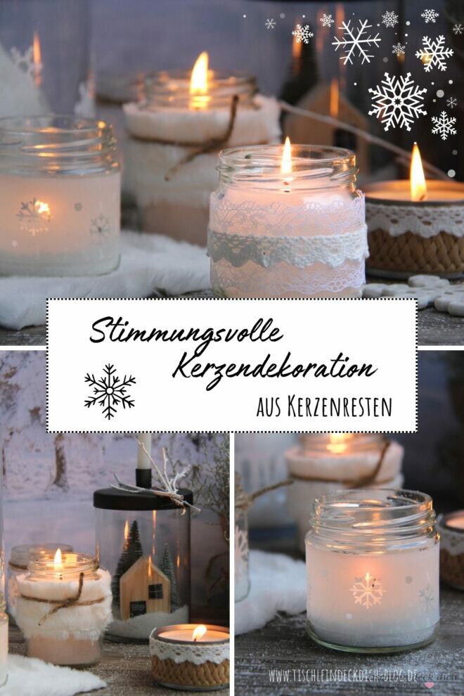 Pinterest Pin für Kerzenreste verwerten