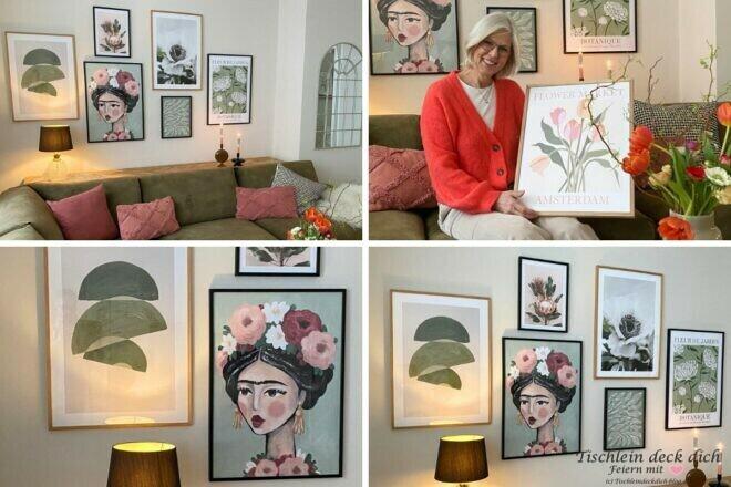 Fruehlingshafte Wandgestaltung