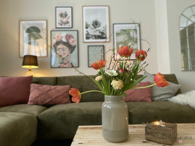 Wandgestaltung im Wohnzimmer