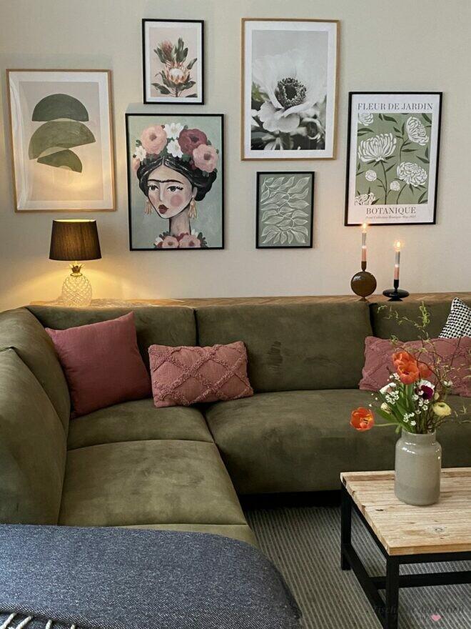 fruehlingshafte Wandgestaltung mit Posterstore