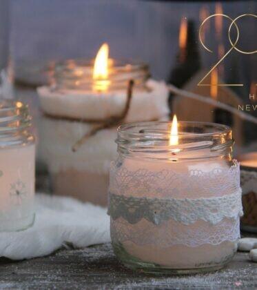 Kerzenreste verwenden