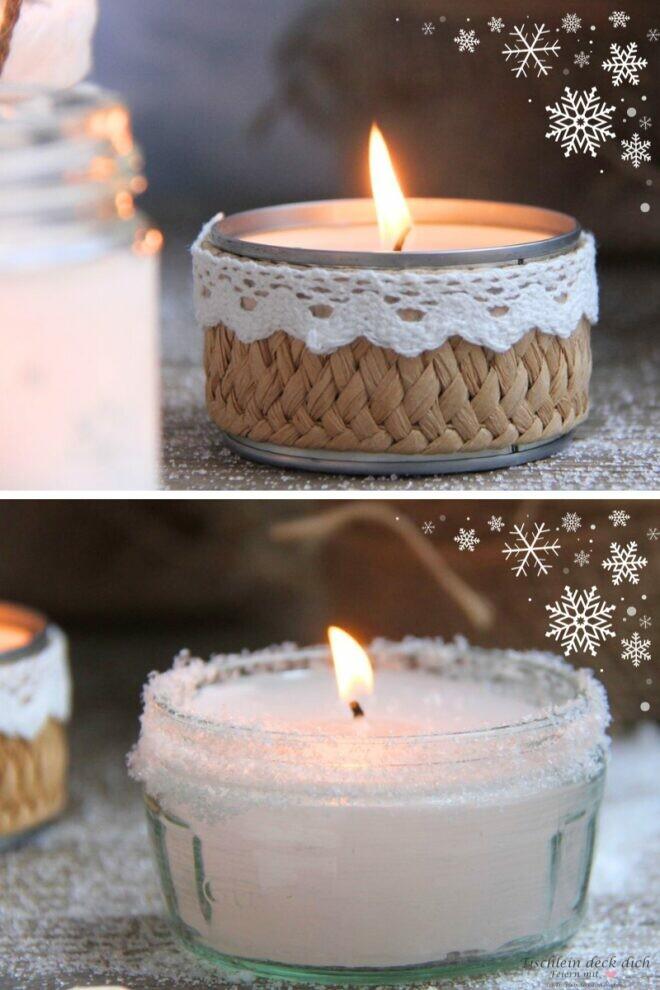 Kerzen gießen im Glas oder der Konservendose