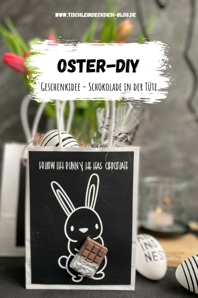 Pinterest PIN für Schokoladengeschenk