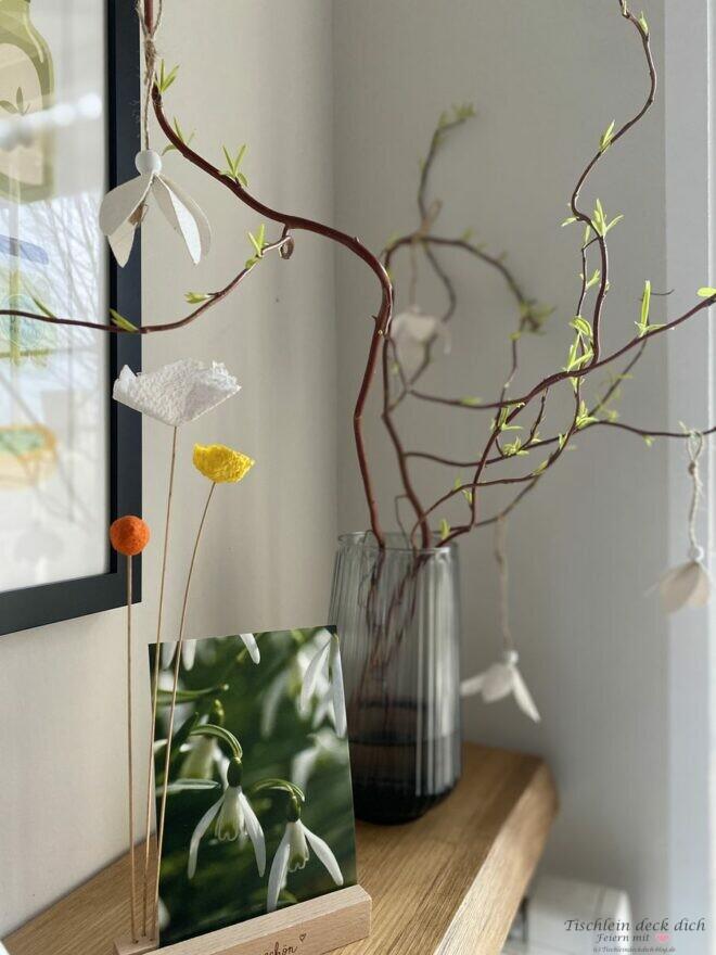 Schneeglöckchen basteln für eine perfekte Frühlingsdekoration