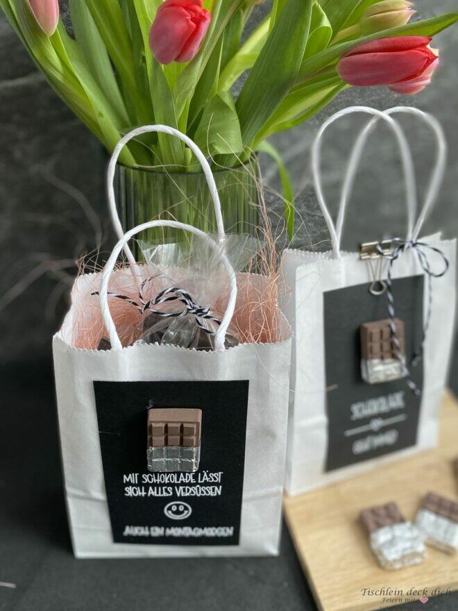 Verpackungsidee für Süßigkeiten - ein einfaches DIY mit dem Plotter